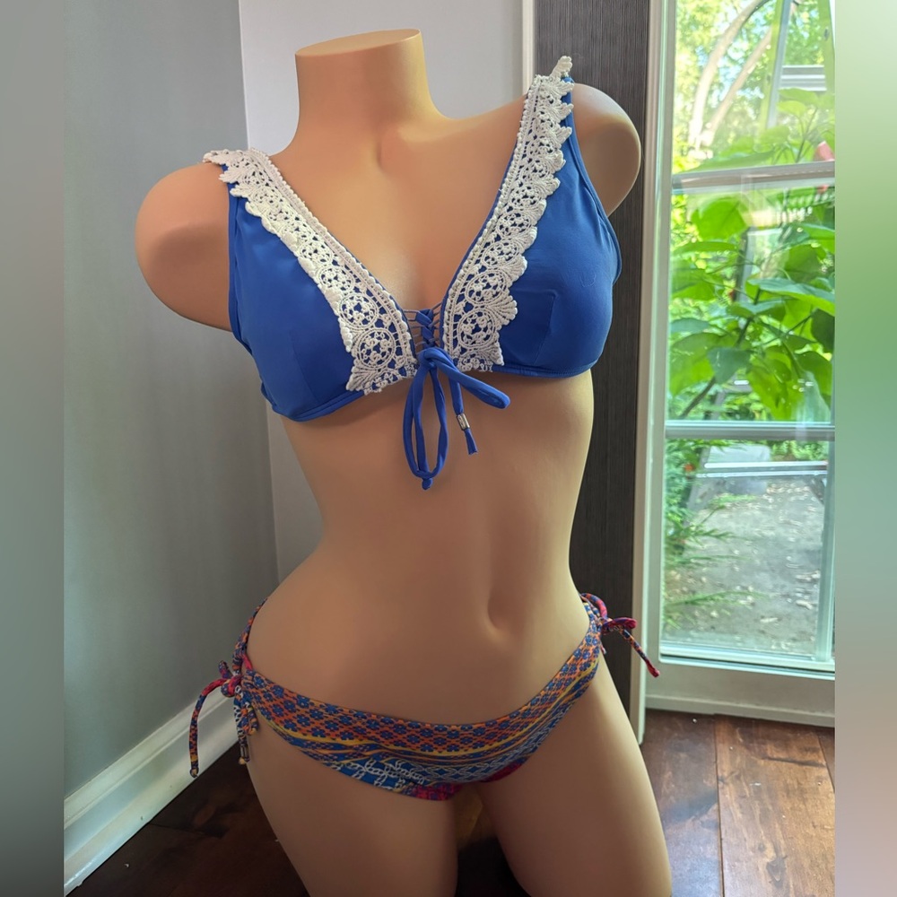 Blue Crochet Bikini
